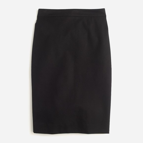 J. Crew midi skirt - Black No 2 pencil